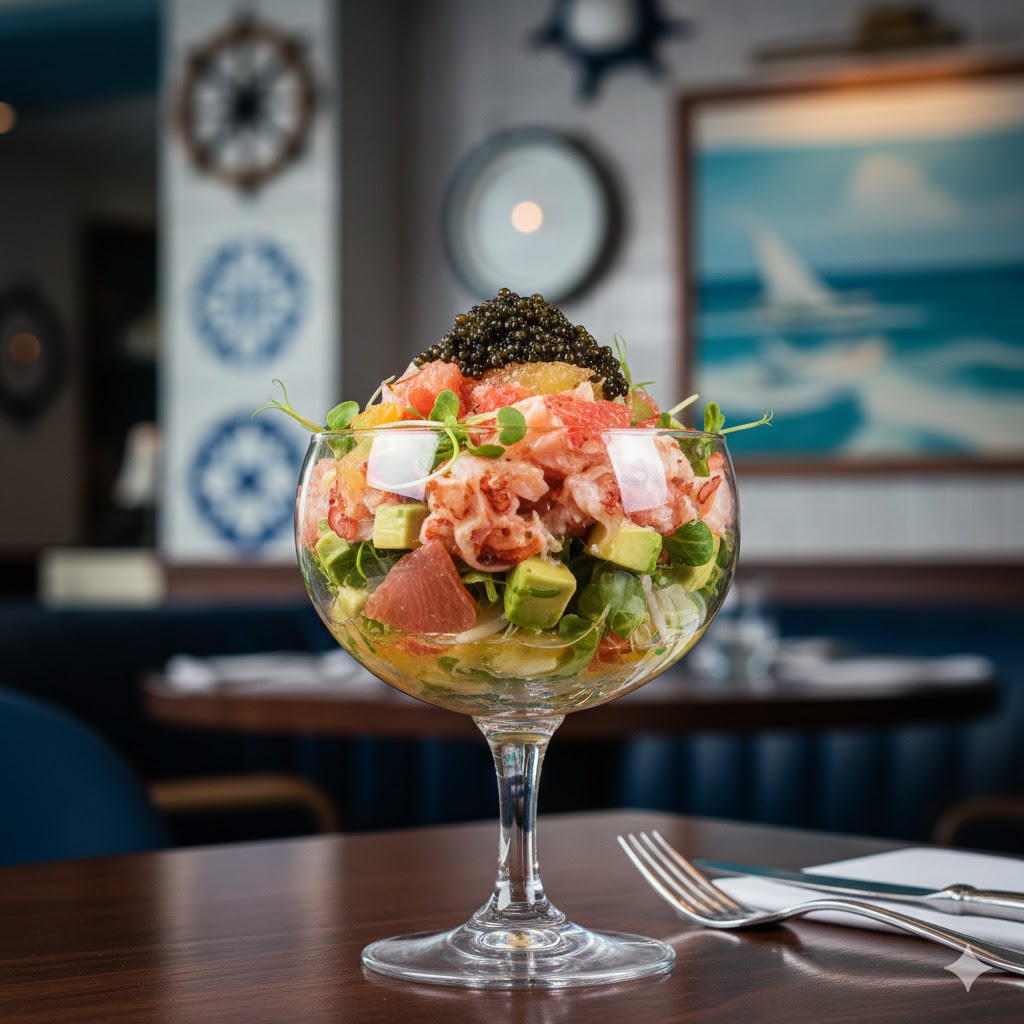 Салат с омаром