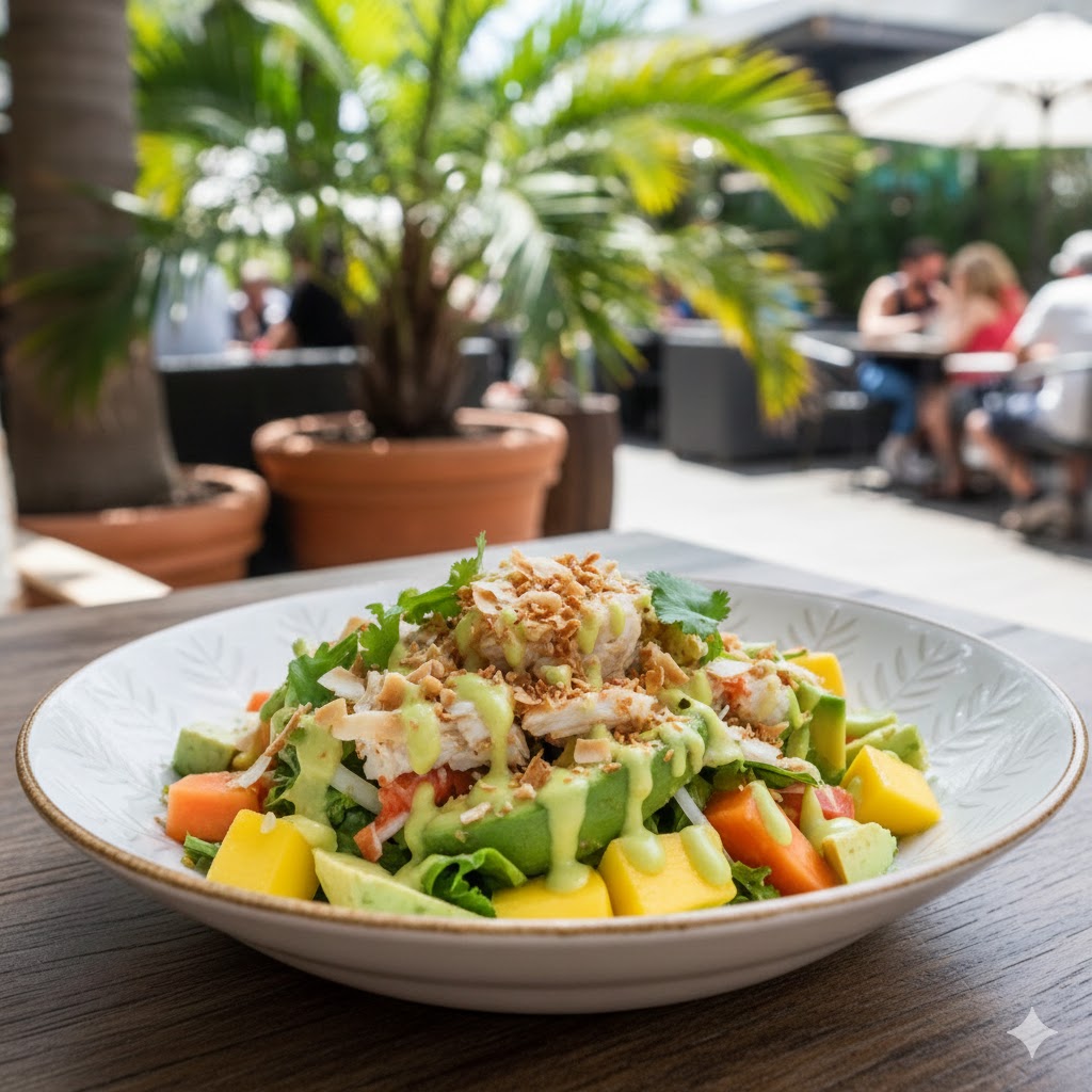 Салат с крабом