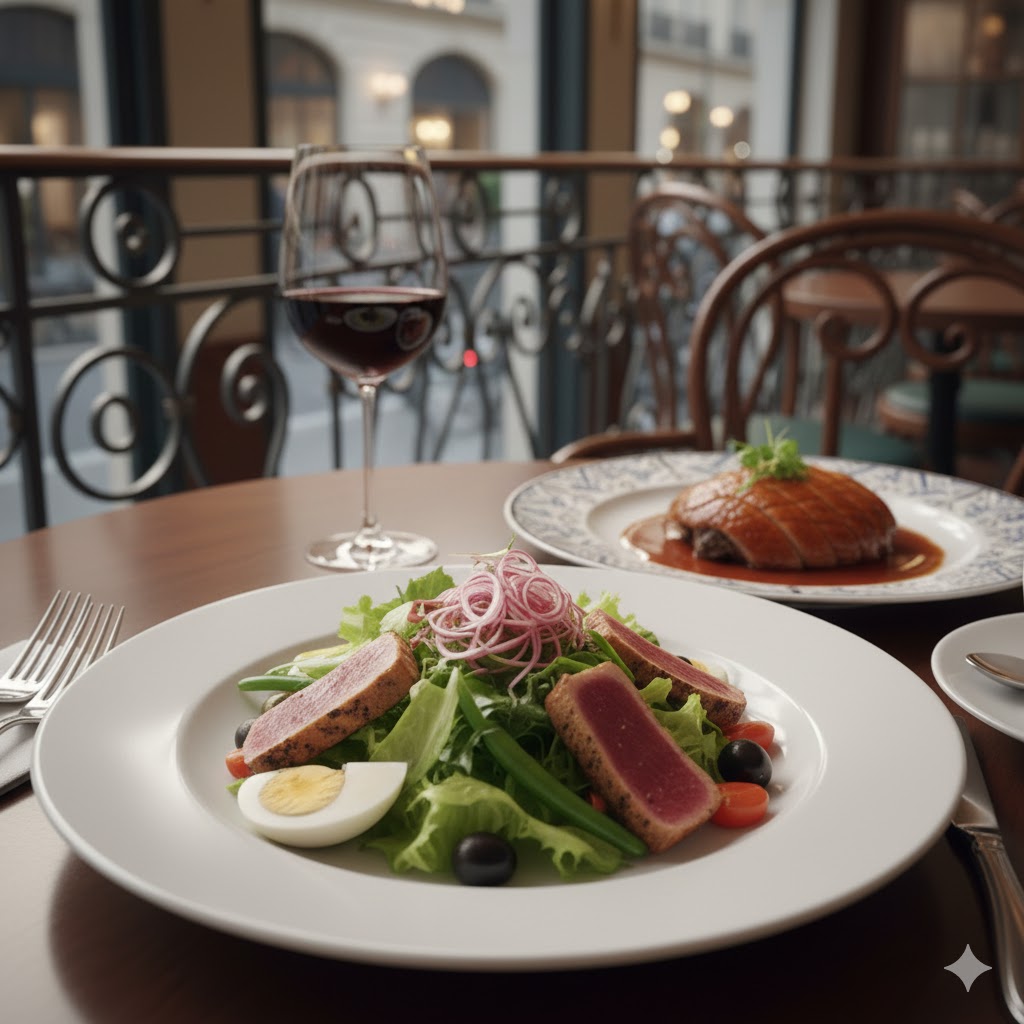 Салат с уткой