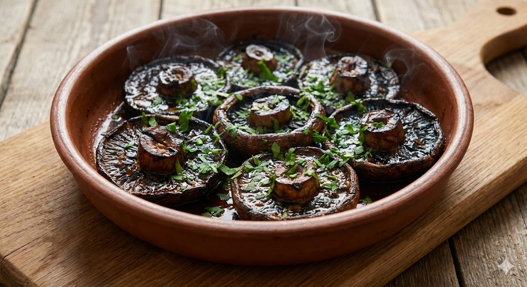 Шампиньоны гриль